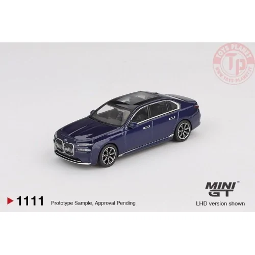 1:64 BMW I7 XDRIVE60 TANZANITE BLUE METALLIC 2022 MGT01111-L Mini Gt