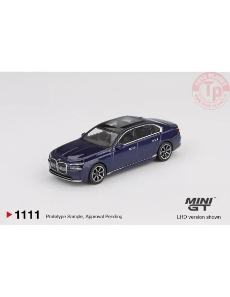 1:64 BMW I7 XDRIVE60 TANZANITE BLUE METALLIC 2022 MGT01111-L Mini Gt