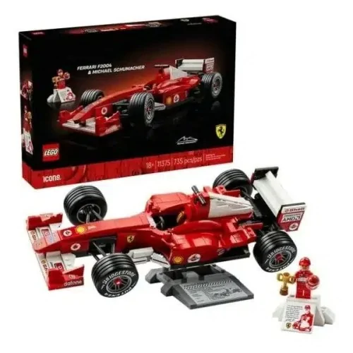 Ferrari F2004 e Michael Schumacher LEGO ICONS 11375 LEGO