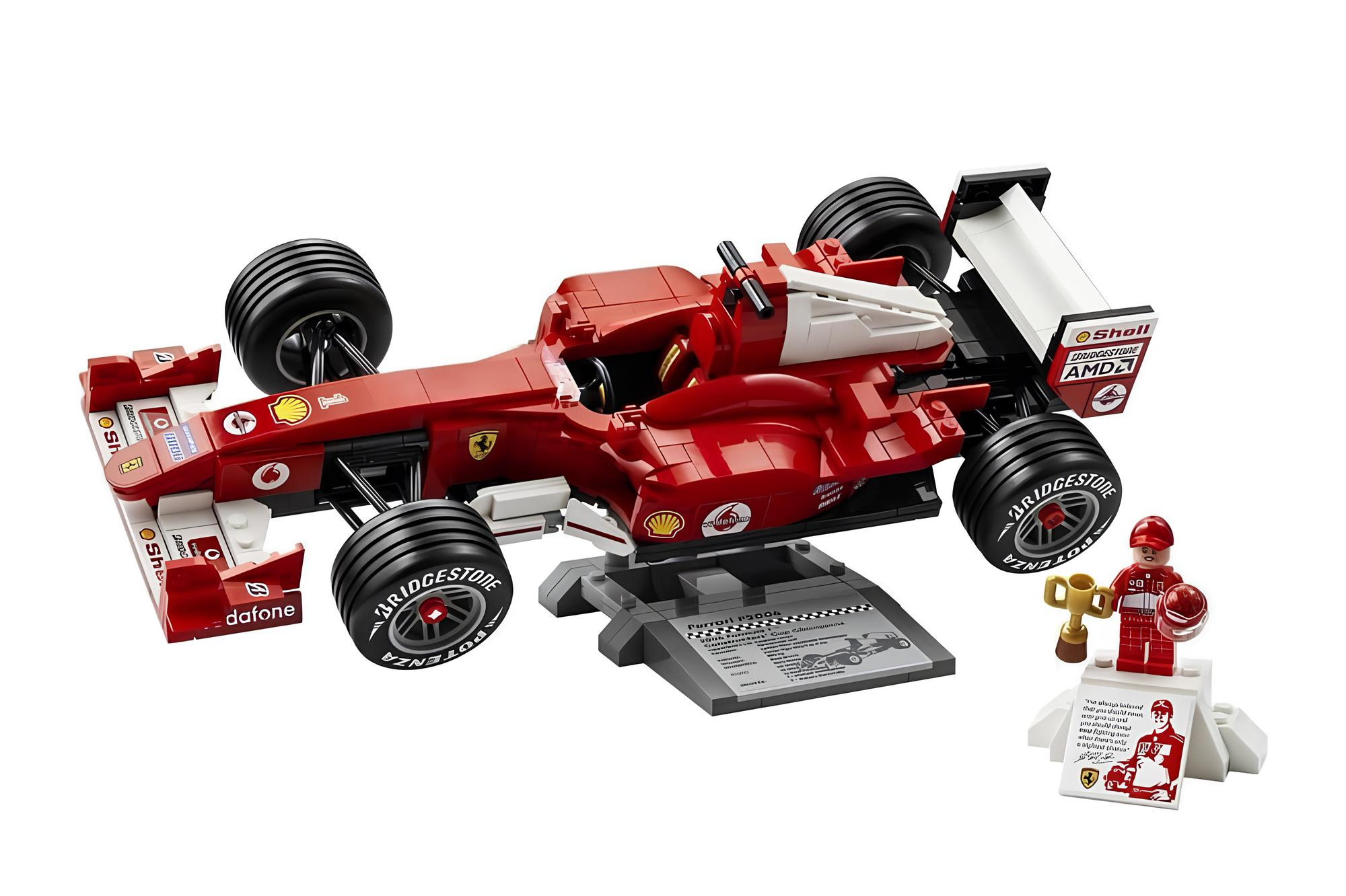 LEGO ICONS 11375 Ferrari F2004 e Michael Schumacher LEGO