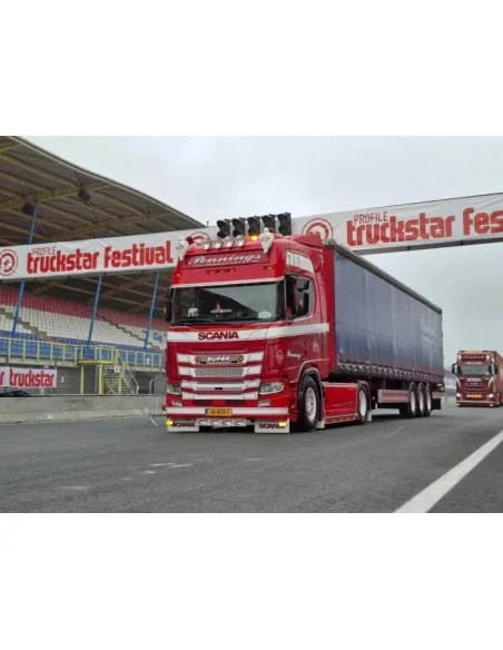 1/50 Pennings Transport Scania NGR Highline 4x2 trekker met 3-assige schuifzeilenoplegger TEKNO 90046 TEKNO 1/50 Pennings Transport Scania NGR Highline 4x2 trekker met 3-assige schuifzeilenoplegger TEKNO 90046 TEKNO