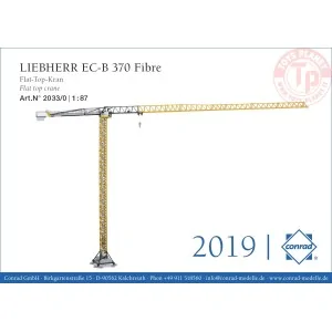 LIEBHERR EC-B 370 Fibre Flat-Top-Kran CONRAD 2033/0 CONRAD