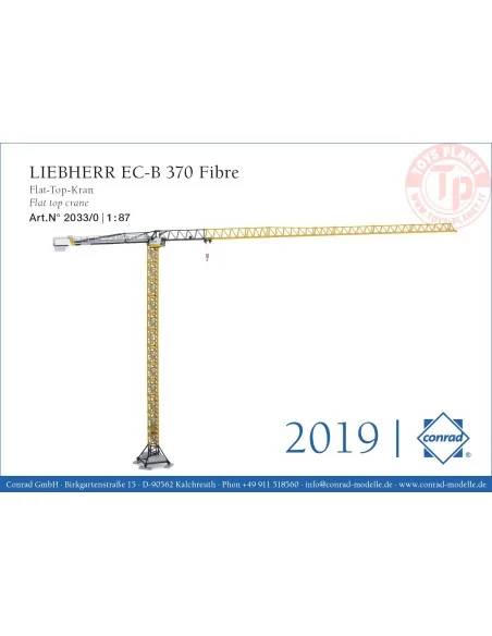 LIEBHERR EC-B 370 Fibre Flat-Top-Kran CONRAD 2033/0 CONRAD
