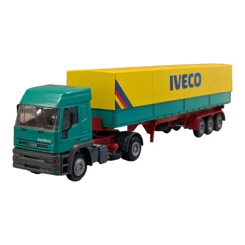 1/50 Iveco eurotech con semirimorchio centinato con centina removibile CONRAD 4830 CONRAD