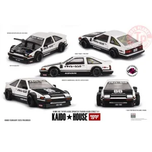 TOYOTA SPRINTER TRUENO (AE86) KAIDO WORKS IMAI RACING V1 1983 1:64 KHMG180 MINI GT