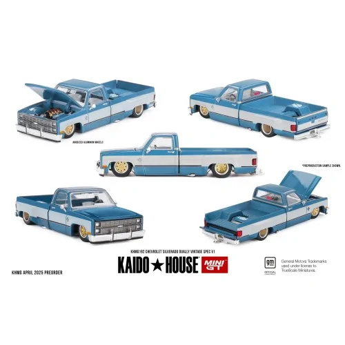 1/64 CHEVROLET SILVERADO DUALLY VINTAGE SPEC V1 KHMG192 MINI GT