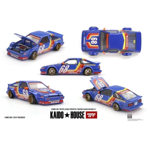 1/64 TOYOTA AE86 SPRINTER TRUENO KAIDO RACING V1 1983 KHMG196 MINI GT