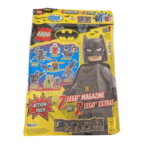 Magazine Lego Batman n1 + 2 minifigure ML2 LEGO
