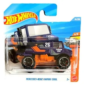 1/64 Mercedes Benz Unimog 1300L HOT WHEELS JJJ32 HOT WHEELS