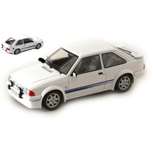1/18 FORD ESCORT MK III RS TURBO 1985 WHITE MCG18419 MODEL CAR GROUP