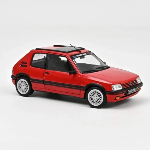 1/18 PEUGEOT 205 GTi 1.9 PTS DECO 1991 VALLELUNGA RED NV184846 NOREV