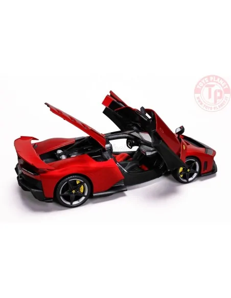 1/18 FERRARI F80 2024 - SILVER BLACK WHEELS ROSSO SUPERCAR BU18-16919 BURAGO 1/18 FERRARI F80 2024 - SILVER BLACK WHEELS ROSSO SUPERCAR BU18-16919 BURAGO