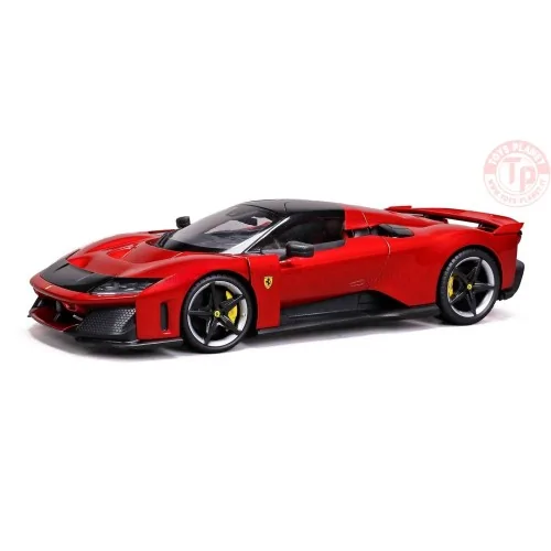 1/18 FERRARI F80 2024 - SILVER BLACK WHEELS ROSSO SUPERCAR BU18-16919 BURAGO