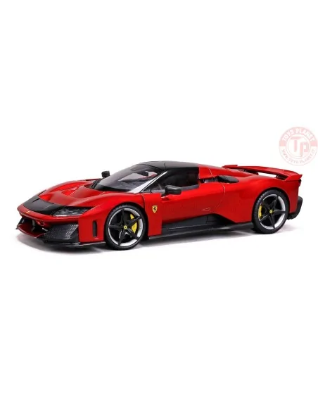 1/18 FERRARI F80 2024 - SILVER BLACK WHEELS ROSSO SUPERCAR BU18-16919 BURAGO