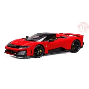 1/18 FERRARI F80 2024 BLACK WHEELS - ROSSO CORSA BU18-16918 BURAGO