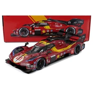 1/18 FERRARI 499P 3.0L TURBO V6 TEAM FERRARI AF CORSE N 51 3rd 24h LE MANS 2025 PIER GUIDI - CALADO - GIOVINAZZI BU18-16307 B...