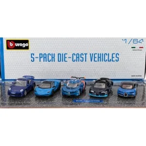 1/64 PORSCHE 911 TURBO - LAMBORGHINI CENTENARIO - RENAULT ALPINE A110 - BUGATTI VEYRON 16.4 - CHIRON BU18-59150-B BURAGO
