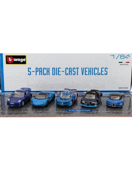 1/64 PORSCHE 911 TURBO - LAMBORGHINI CENTENARIO - RENAULT ALPINE A110 - BUGATTI VEYRON 16.4 - CHIRON BU18-59150-B BURAGO