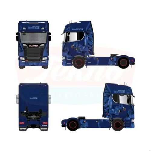 1/50 Scania King's Blue Limited Edition Scania NGS Highline 4x2 TEKNO 91257 TEKNO