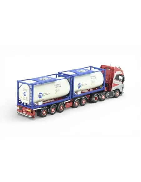 1/50 SL Logistics Volvo FH05 Globetrotter XL 6x2 met D-Tec flexitrailer en 2x Swap Tankcontainer TEKNO 86476 TEKNO 1/50 SL Logistics Volvo FH05 Globetrotter XL 6x2 met D-Tec flexitrailer en 2x Swap Tankcontainer TEKNO 86476 TEKNO