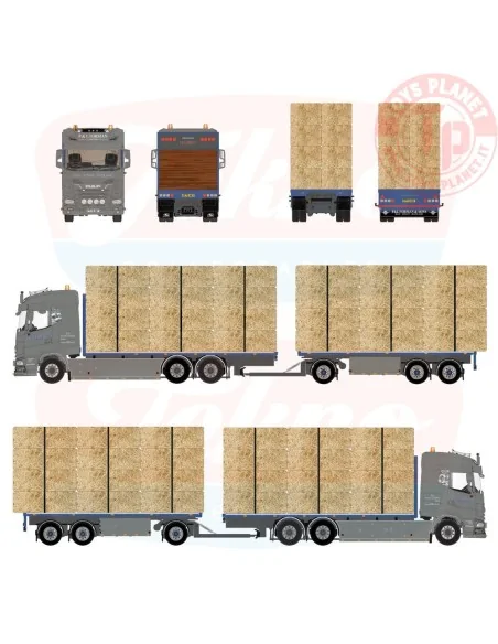 DAF XF trasporto paglia P&L Forman TEKNO 89057 TEKNO DAF XF trasporto paglia P&L Forman TEKNO 89057 TEKNO