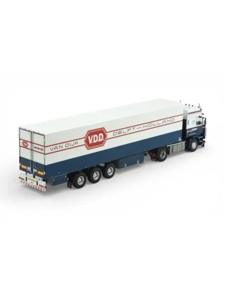 1/50 Dijco Scania 143-450 met Estepe dak en 3-assige koeloplegger TEKNO 85412 TEKNO 1/50 Dijco Scania 143-450 met Estepe dak en 3-assige koeloplegger TEKNO 85412 TEKNO