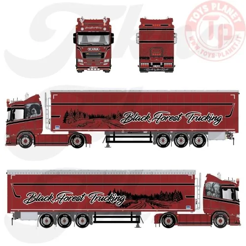Scania Next Gen R 4x2 Black Forest Trucking 1:50 TEKNO 88542 TEKNO