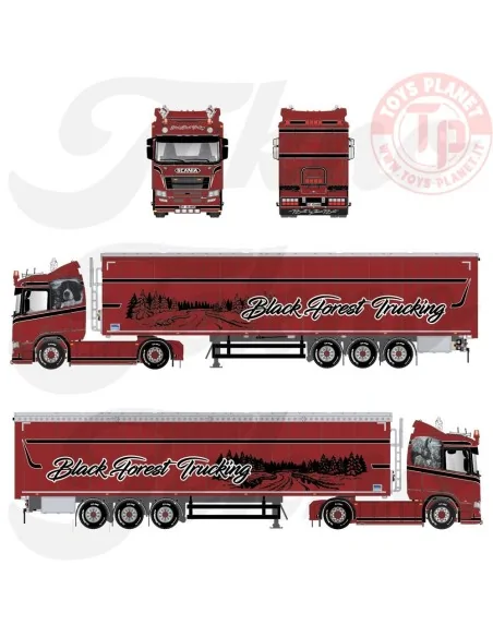 Scania Next Gen R 4x2 Black Forest Trucking 1:50 TEKNO 88542 TEKNO Scania Next Gen R 4x2 Black Forest Trucking 1:50 TEKNO 88542 TEKNO