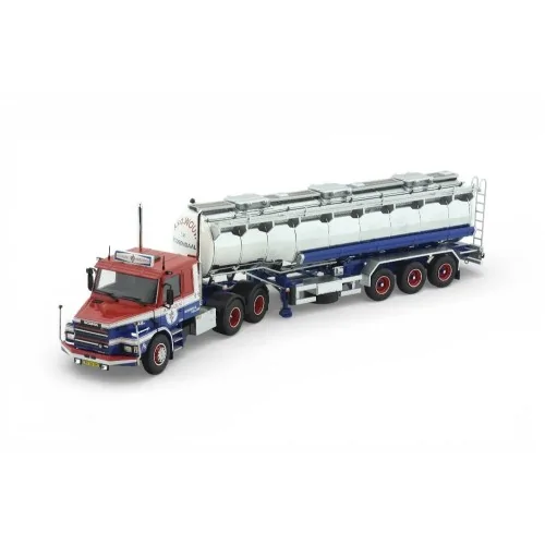 1/50 A. v.d. Wouw Scania T42 Torpedo with 3-axle tanker trailer TEKNO 88860 TEKNO