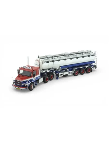 1/50 A. v.d. Wouw Scania T42 Torpedo with 3-axle tanker trailer TEKNO 88860 TEKNO