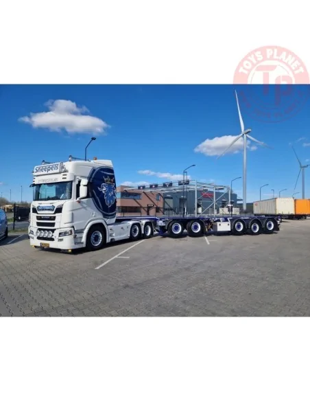 Scania NGR-530 5axle flexitrailer 2x20ft container Sneepels TEKNO 88978 TEKNO