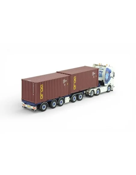 Scania NGR-530 5axle flexitrailer 2x20ft container Sneepels TEKNO 88978 TEKNO