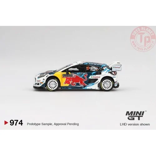 FORD PUMA RALLY1 N13 M-SPORT FORD WRT RALLY MONTE CARLO 2024 1:64 MGT00974-L MINI GT