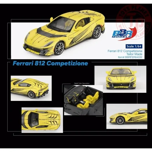 1:64 FERRARI 812 COMPETITIZONE TAILOR MADE 2021 BBRFER64032 BBR MODELS 1:64