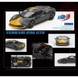 1:64 FERRARI 296 GTB ASSETTO FIORANO GRIGIO SCURO 2024 BBRFER64007 BBR MODELS 1:64
