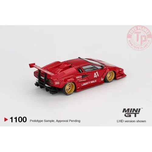 1:64 LAMBORGHINI COUNTACH LB WORKS RED 2025 MGT01100-L Mini Gt