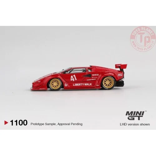 1:64 LAMBORGHINI COUNTACH LB WORKS RED 2025 MGT01100-L Mini Gt