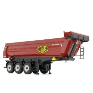 1/32 Meiller Tipping Trailer Red MARGE MODELS 2123/02 MARGE MODELS