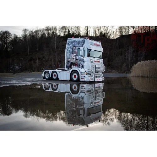 Scania Next Gen S-serie Highline met 3-assige koeloplegger Eisinger TEKNO 85921 TEKNO