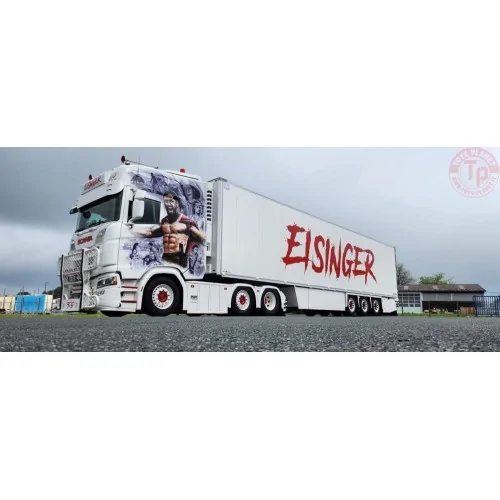 Scania Next Gen S-serie Highline met 3-assige koeloplegger Eisinger TEKNO 85921 TEKNO