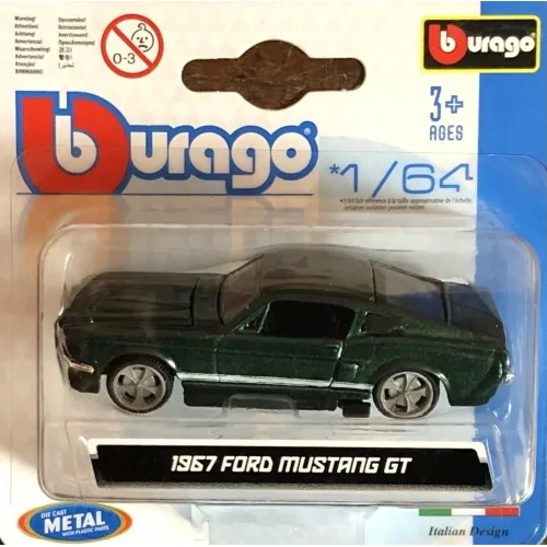 1/64 1967 FORD MUSTANG GT BU29 BURAGO