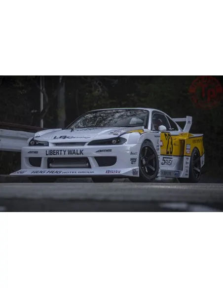 1:18 NISSAN S15 SILVA LB SUPER SILHOUETTE WHITE 2021 GT560 GT SPIRIT 1:18 NISSAN S15 SILVA LB SUPER SILHOUETTE WHITE 2021 GT560 GT SPIRIT