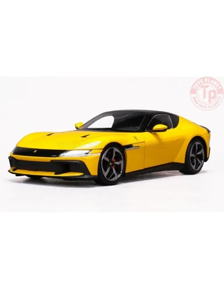 1/18 FERRARI 12CILINDRI 2024 WITH SHOWCASE NUMBERED ONE BY ONE GIALLO MODENA POLISTIL 18FE02014 POLISTIL