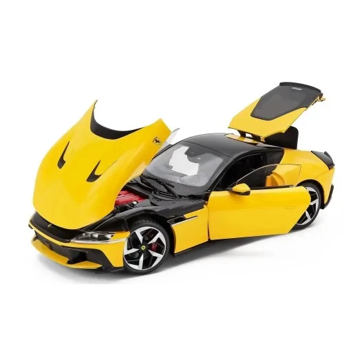 1/18 FERRARI 12CILINDRI 2024 WITH SHOWCASE NUMBERED ONE BY ONE GIALLO MODENA POLISTIL 18FE02014 POLISTIL