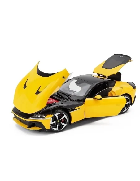 1/18 FERRARI 12CILINDRI 2024 WITH SHOWCASE NUMBERED ONE BY ONE GIALLO MODENA POLISTIL 18FE02014 POLISTIL
