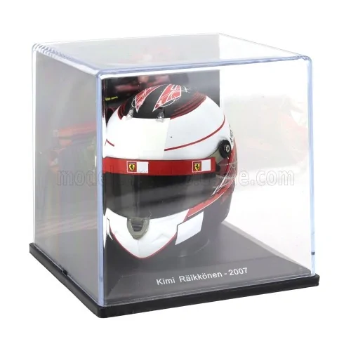1/5 F1 CASCO KIMI RAIKKONEN F2007 TEAM FERRARI WORLD CHAMPION SEASON 2007 H2 CASCHI PILOTI 1/5