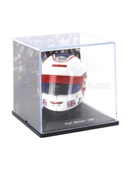 1/5 F1 CASCO HELMET NIGEL MANSELL 640 F1-89 TEAM FERRARI SEASON 1989 H7 CASCHI PILOTI 1/5 1/5 F1 CASCO HELMET NIGEL MANSELL 640 F1-89 TEAM FERRARI SEASON 1989 H7 CASCHI PILOTI 1/5