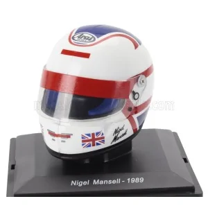 1/5 F1 CASCO HELMET NIGEL MANSELL 640 F1-89 TEAM FERRARI SEASON 1989 H7 CASCHI PILOTI 1/5