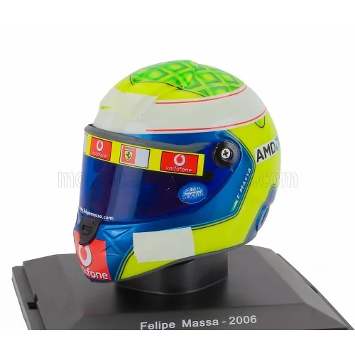 1/5 F1 CASCO HELMET FELIPE MASSA TEAM SCUDERIA FERRARI 248 SEASON 2006 H86 CASCHI PILOTI 1/5