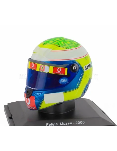 1/5 F1 CASCO HELMET FELIPE MASSA TEAM SCUDERIA FERRARI 248 SEASON 2006 H86 CASCHI PILOTI 1/5